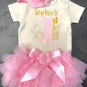 Baby Girl Easter Outfit, Girl First Easter Outfit, Girl My First Easter Outfit, Girl 1st Easter