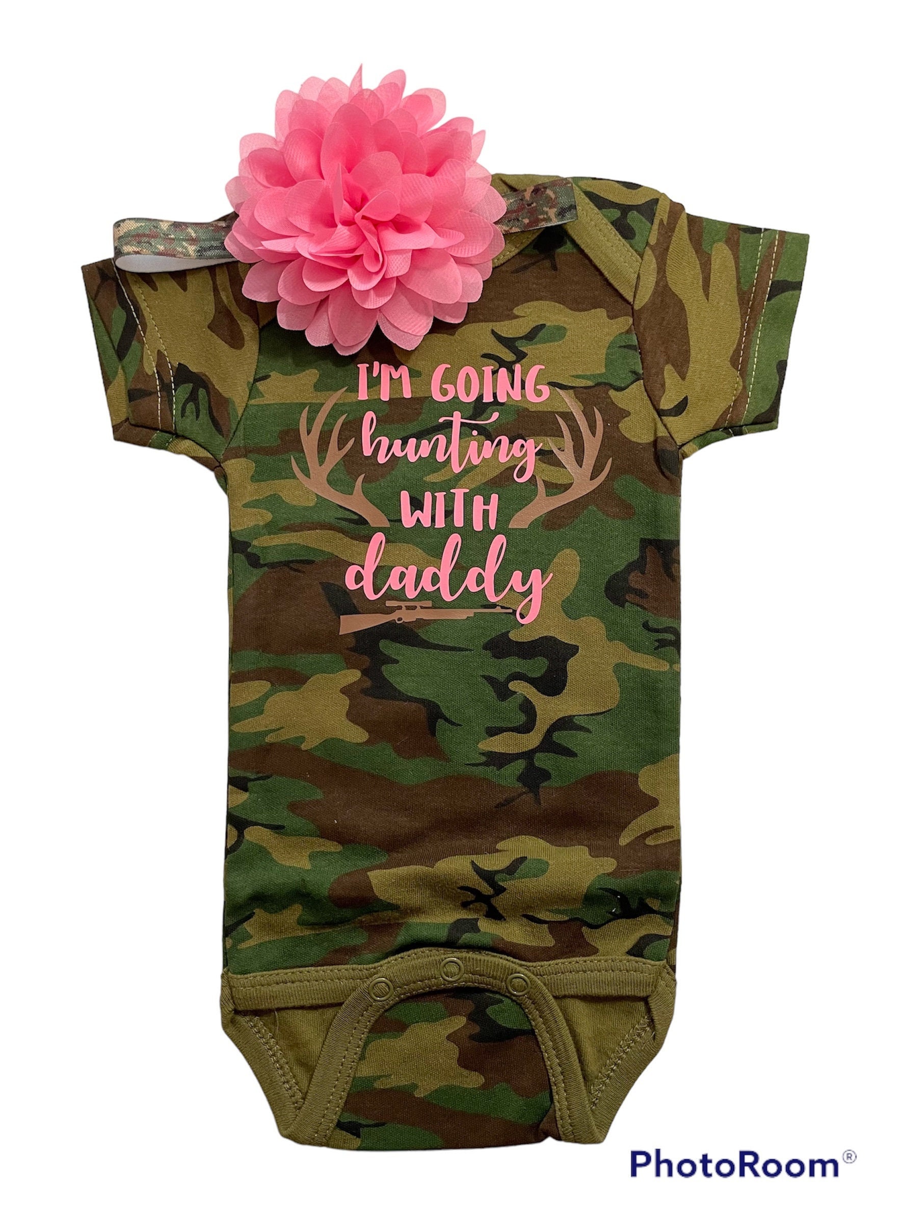 Baby Girl Camo Outfit, Baby Girl Hunting Outfit, Baby Girl Camo Clothes, Girl Camo Hunting, Girl