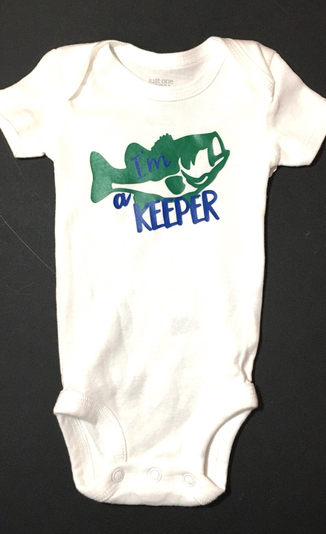 Baby Boy Fishing Outfit, Fishing Bodysuit, Boy Newborn Outfit, Boy