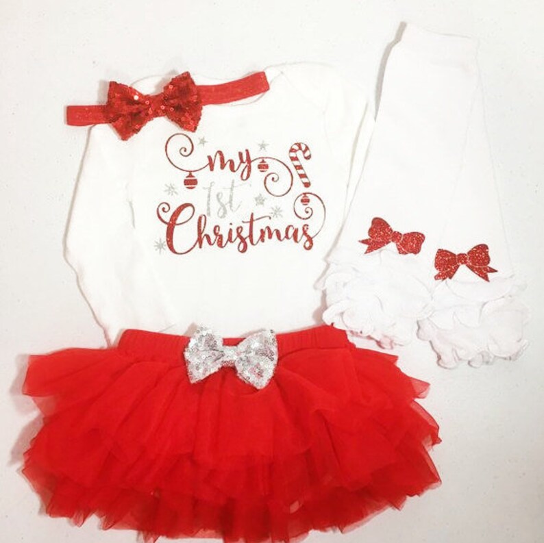 etsy baby girl christmas outfits