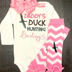 Baby Girl Duck Hunting Outfit, Duck Hunting Bodysuit, Baby Girl Duck Hunting Shirt, Duck Hunting Outfit, Duck Hunting Shirt