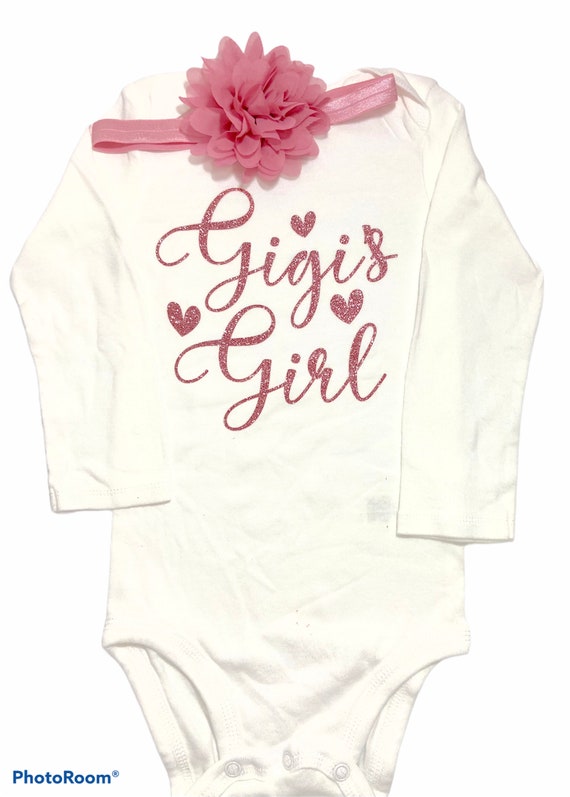Gigi's Girl, Gigi Shirt, Baby Girl Outfit, Baby Girl Gigi Outfit