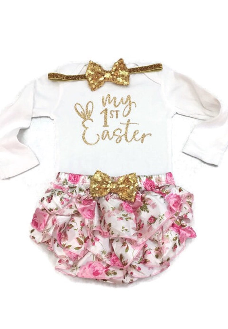 baby girl 1st easter outfit