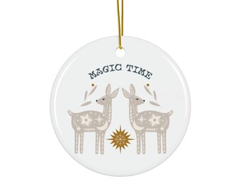 Magical Celestial Ceramic Ornament