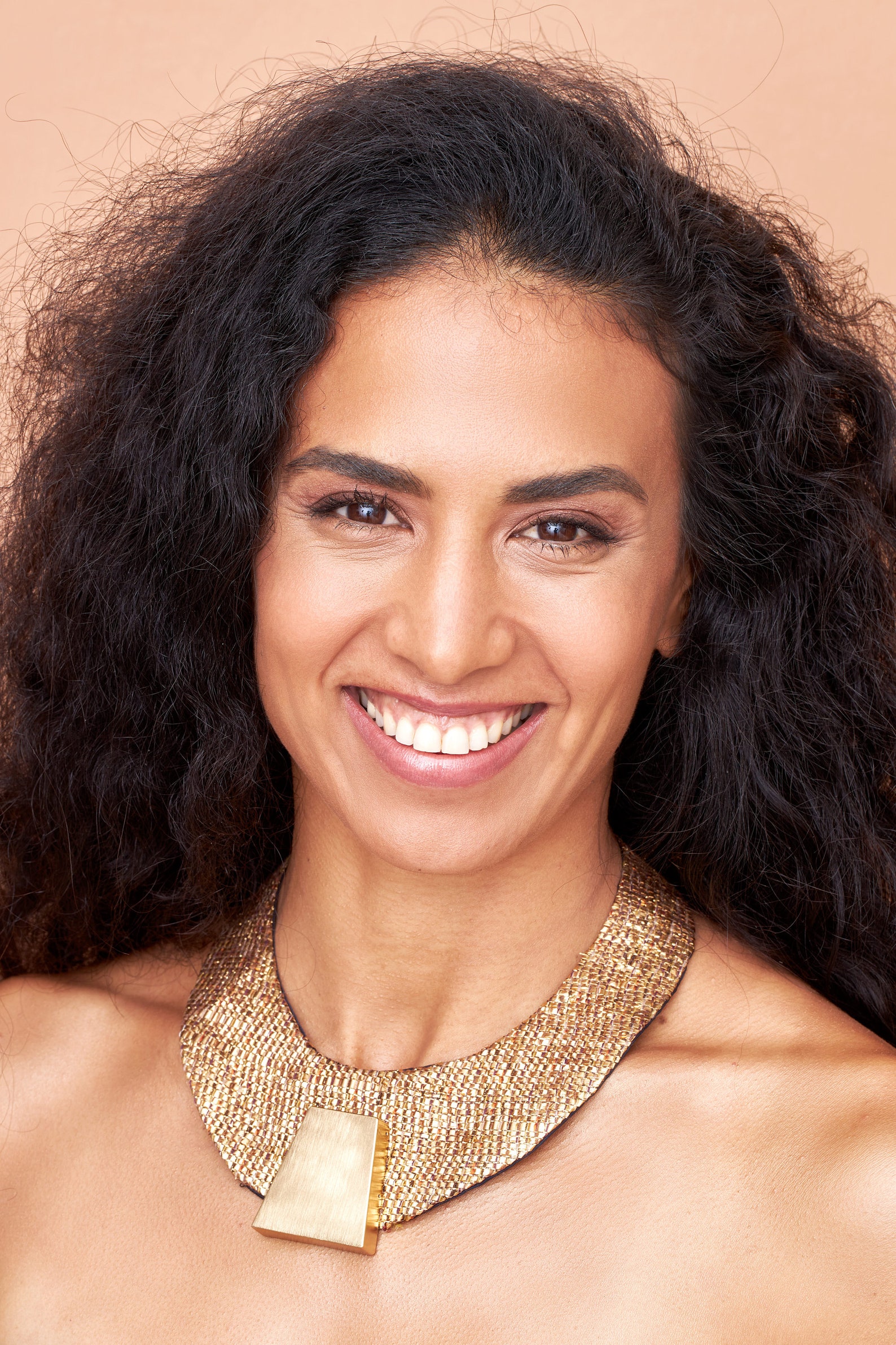 Gold Bib Necklace Statement Bib Necklace Chunky Necklace Etsy