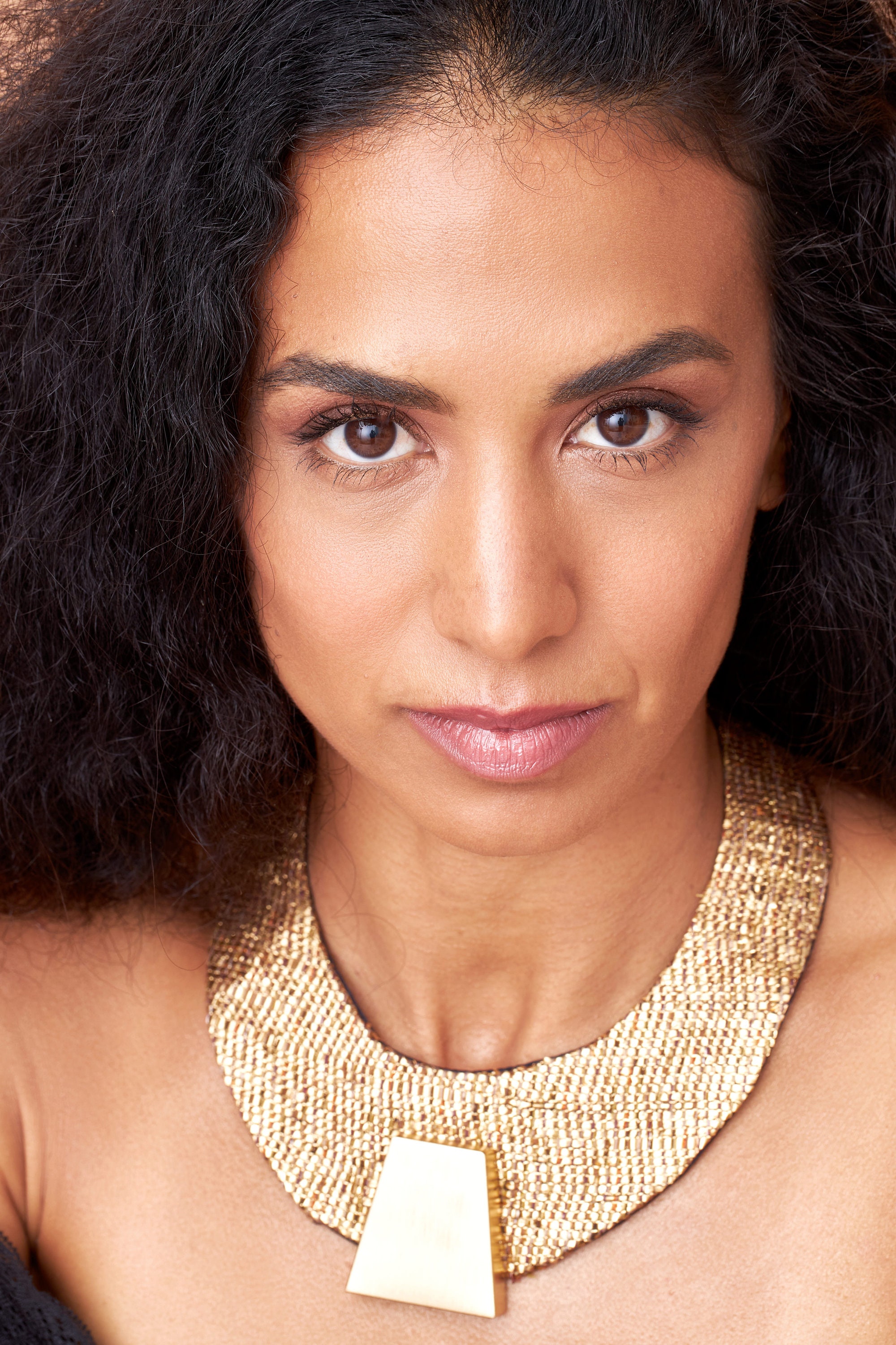 Gold Bib Necklace Statement Bib Necklace Chunky Necklace Etsy