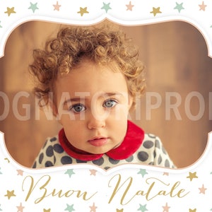 card biglietto auguri NATALE template stampabile
