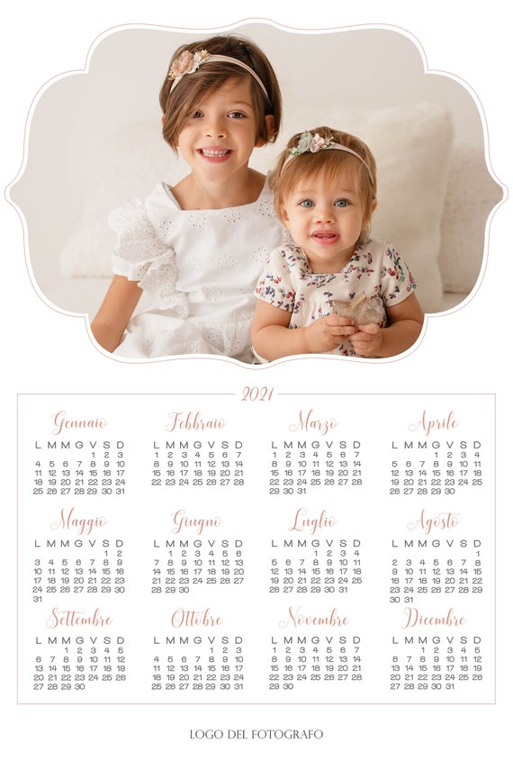 Calendario 2021 Annuale 1 Pagina Stampabile Formato Psd 30x45 Etsy calendario 2021 1 pagina