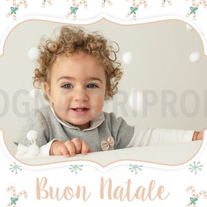 card biglietto auguri NATALE template stampabile