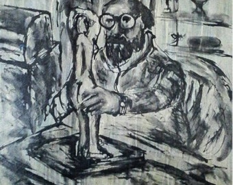 Original Painting Of Henri Matisse On Canvas By K.A.Davis