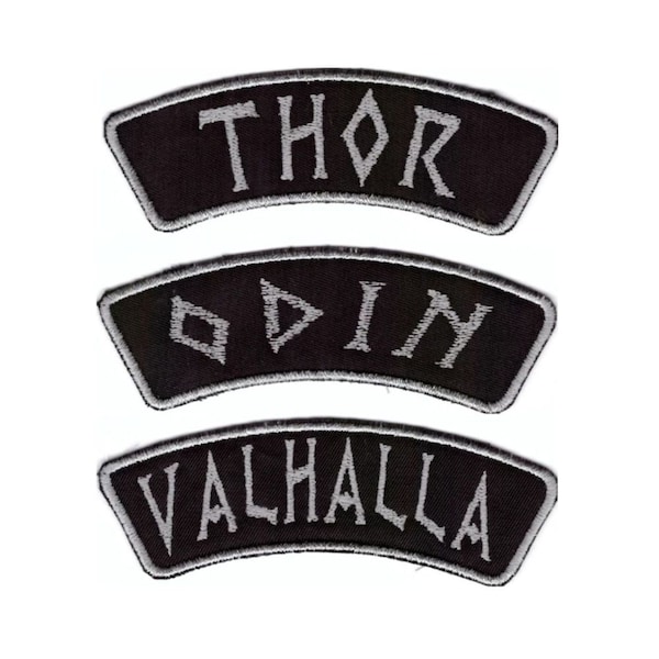 Thor,Valhalla,Odin, Viking Patch, Backpack Patch, Embroidered Patch, Applique Patch, Jacket Patch, Rock Patch, Cool Patch for Jeans