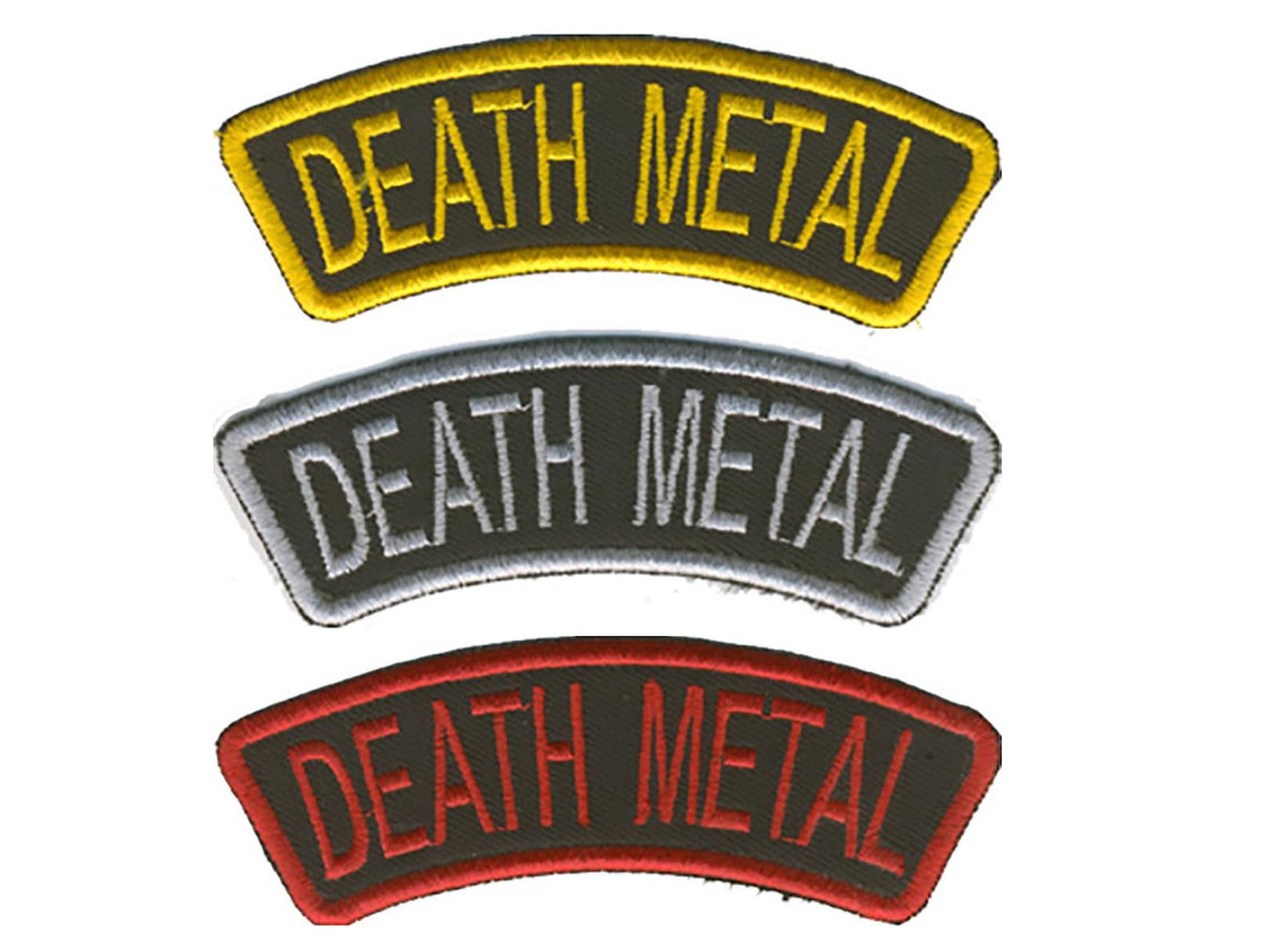 Death Metal Patch, Music Band Patch, Backpack Patch, Embroidered Patch