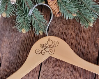 H Potter Wedding Hanger, Bride Hanger, Bridal Hanger, Always, Hanger, Mrs Hanger, Wedding Dress Hanger