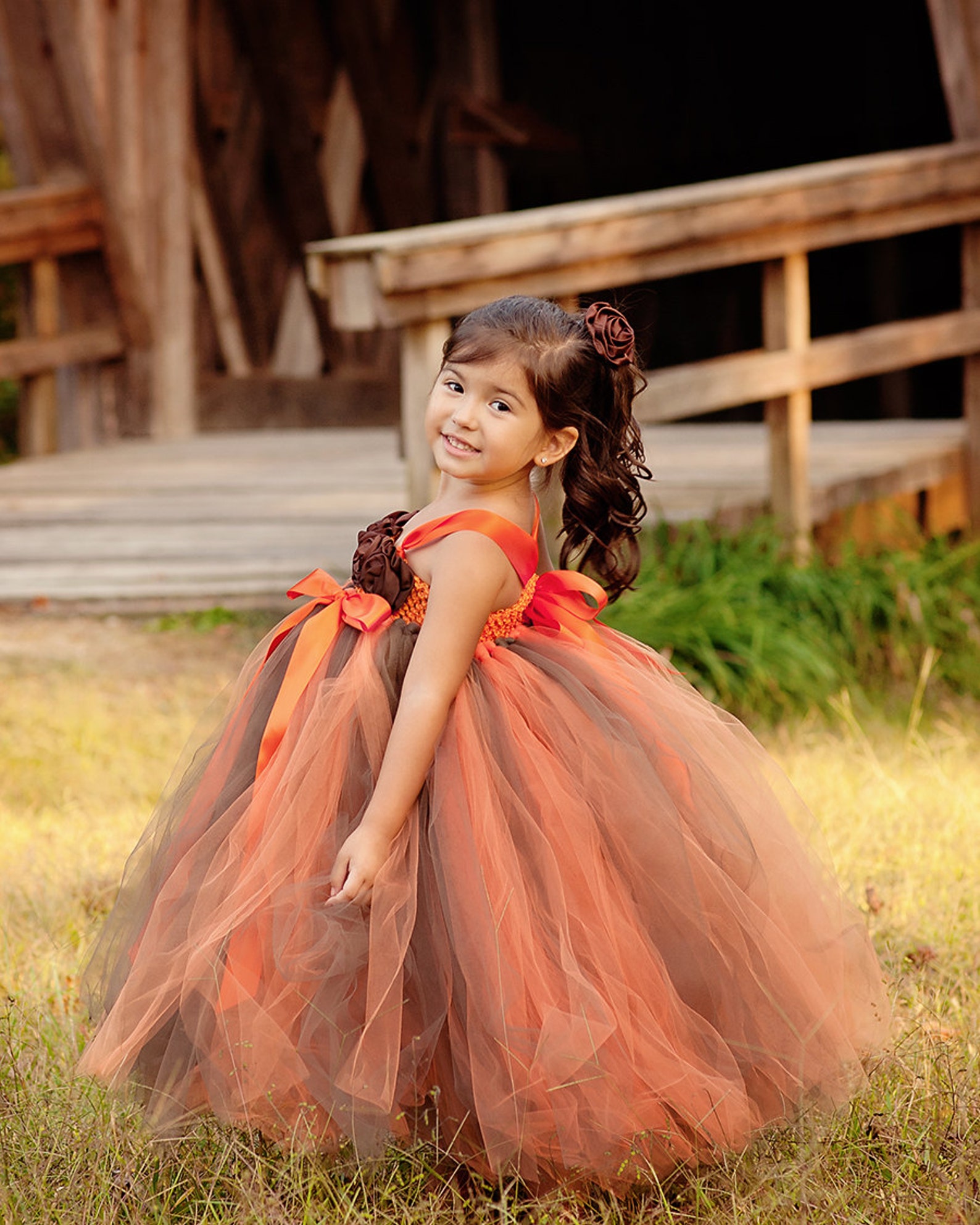 Fall Flower Girl Dress Autumn Tutu Dress Baby Tutu Dress | Etsy