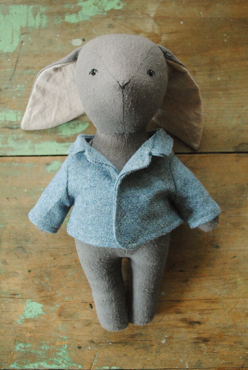 Miniature Coat PDF Sewing Pattern / Reversible Doll Jacket 