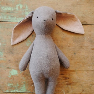 Bunny rabbit and bear stuffed animal doll sewing pattern / digital PDF download image 3