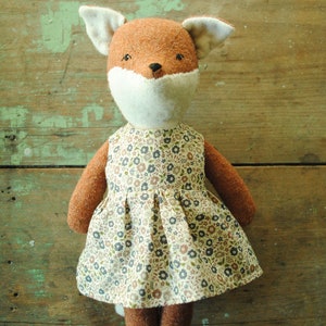 Doll clothing digital sewing pattern set / toy dress, overalls, coat, pants / PDF downloads image 10