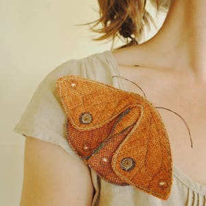 Simple fabric moth and butterfly PDF sewing pattern / digital download image 7