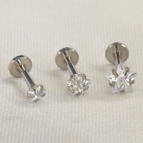Valentines Day CZ Helix Piercing Tiny Helix Earring Stud Etsy