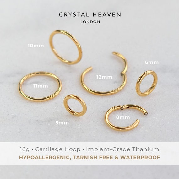 Implant grade titanium hoop earrings sale