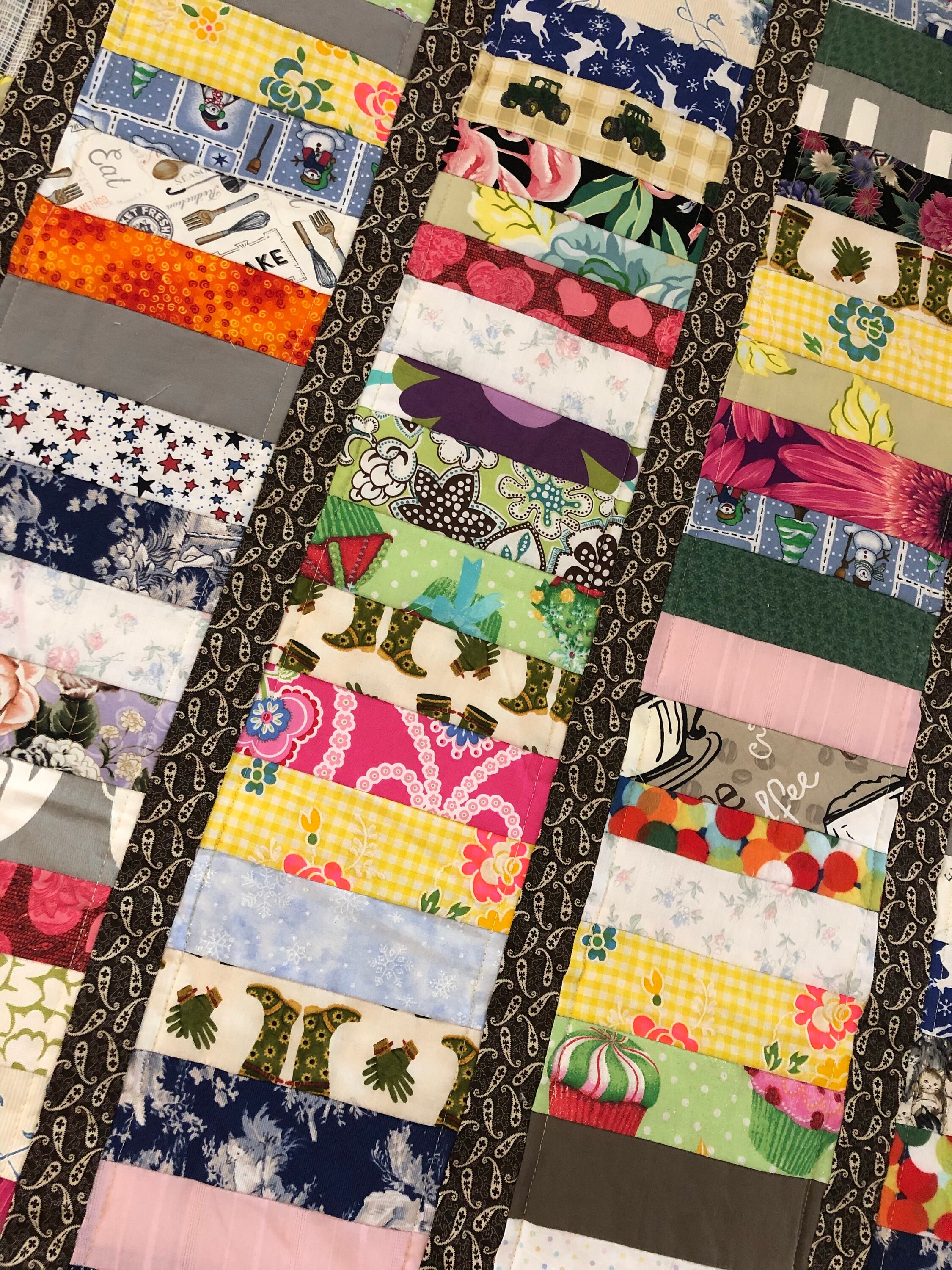 READY TO SHIP Quilt hand made full size . Modern quilt Etsy