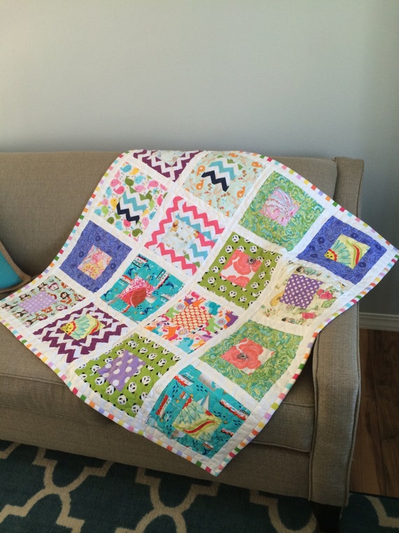 Baby Quilt Cotton Quilt Crib Bedding Toddler Quilt Mat For Etsy