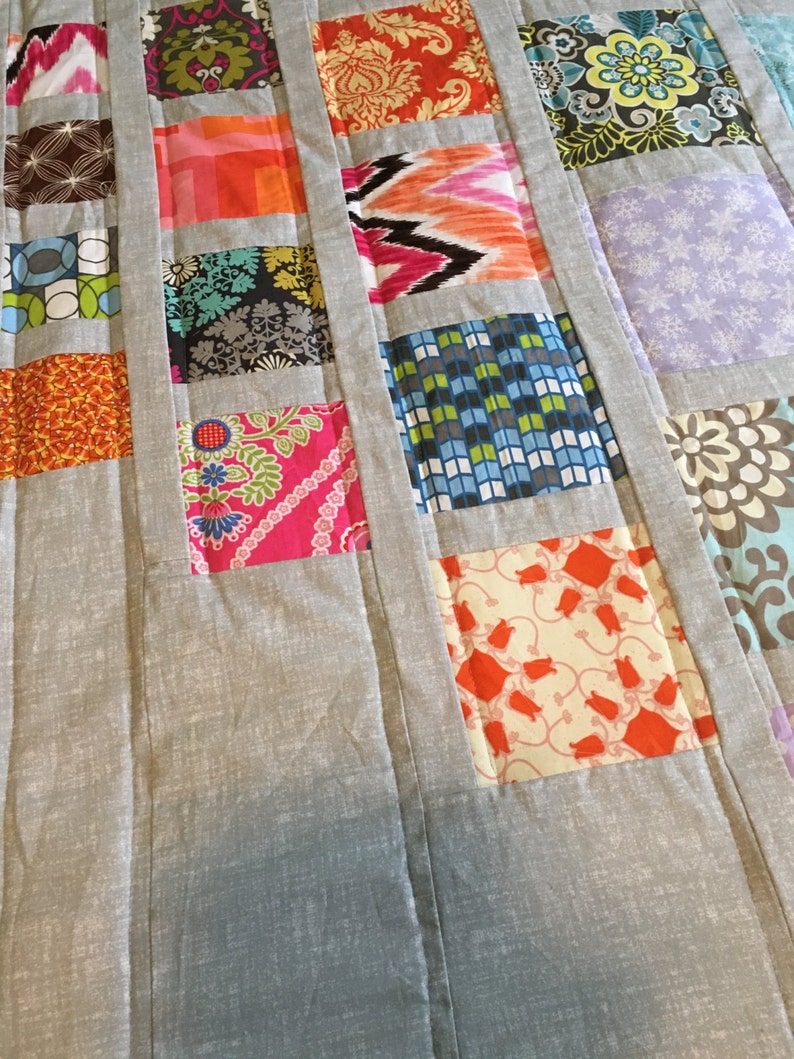 READY TO SHIP Quilt Hand Made Full Size.modern Quilt Etsy