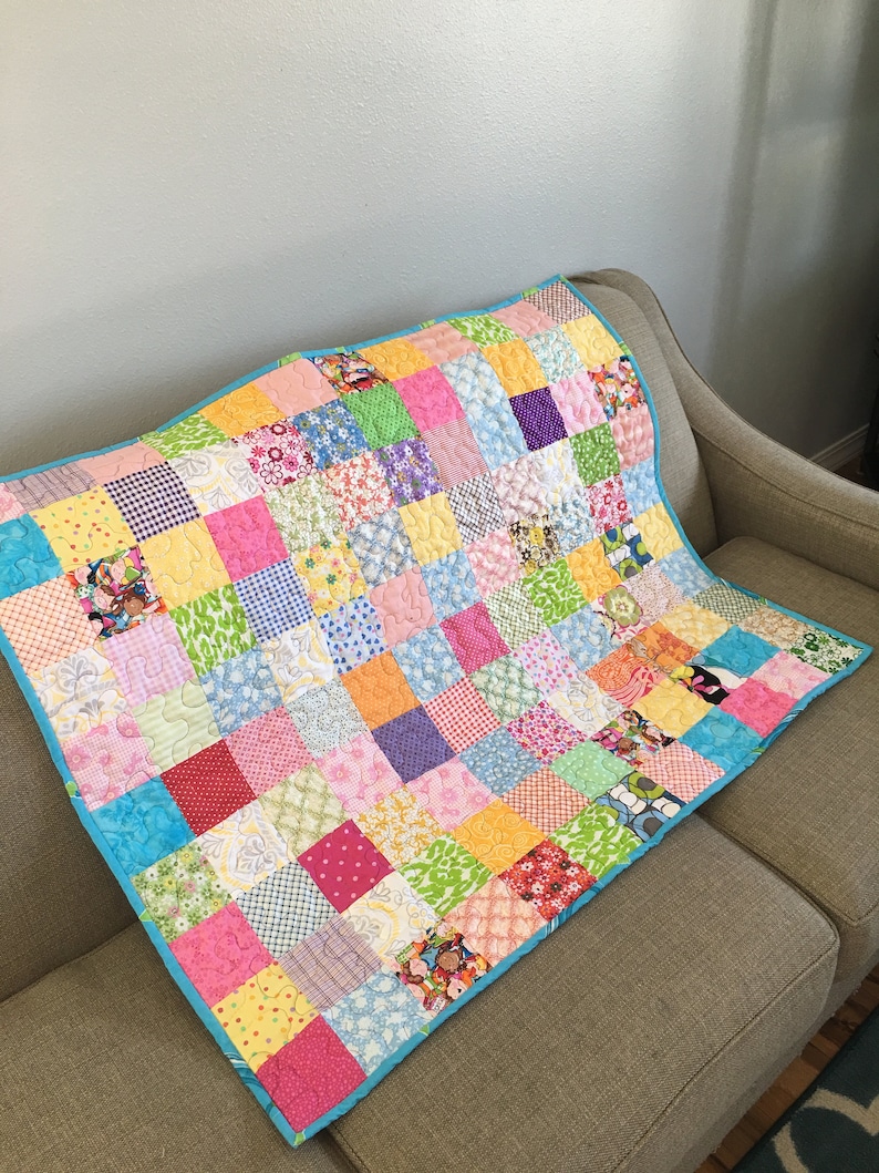 Baby Quilt Cotton Quilt Crib Bedding Toddler Quilt Mat for Etsy Australia