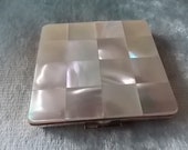 Vintage Mother Of Pearl Compact WOW