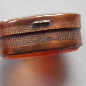 Vintage Victorian Antique Striped Agate Jewellery Box image 3