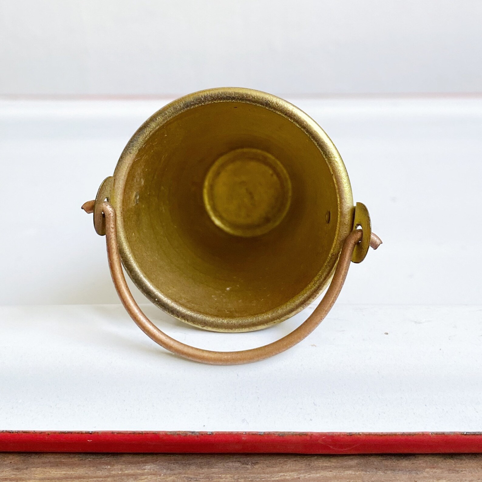 Miniature Brass and Copper Bucket Etsy