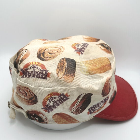 Vintage Bakery Hat, Canvas Break Cake Cap, Crowd … - image 5