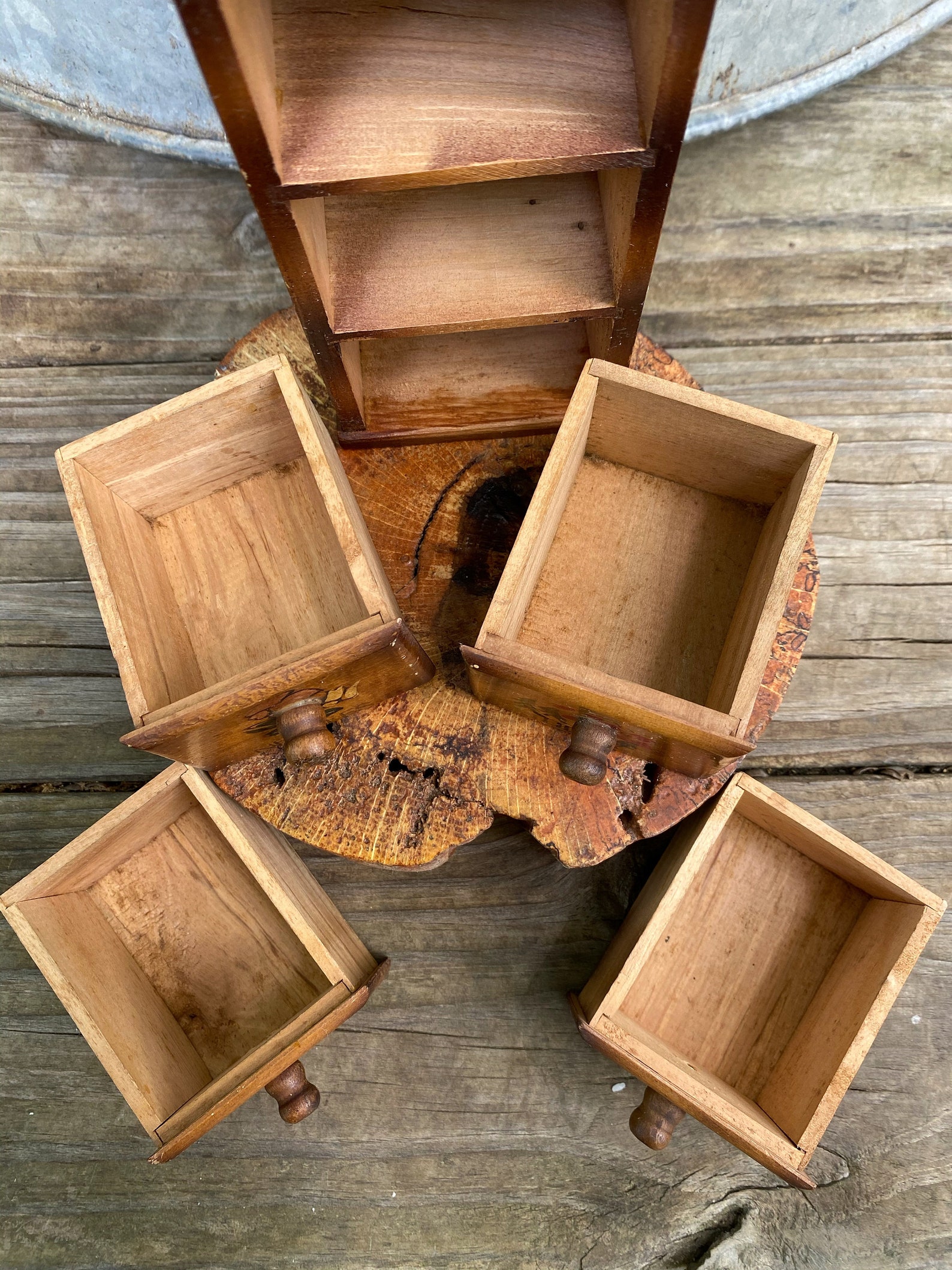 Vintage Sewing Storage of Drawers Etsy