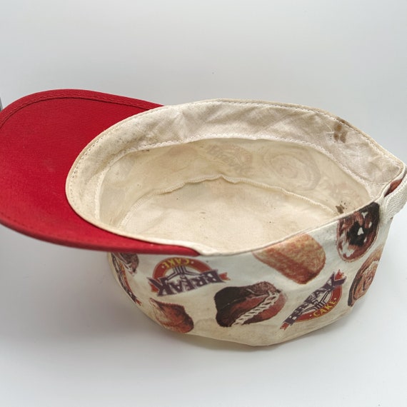 Vintage Bakery Hat, Canvas Break Cake Cap, Crowd … - image 9