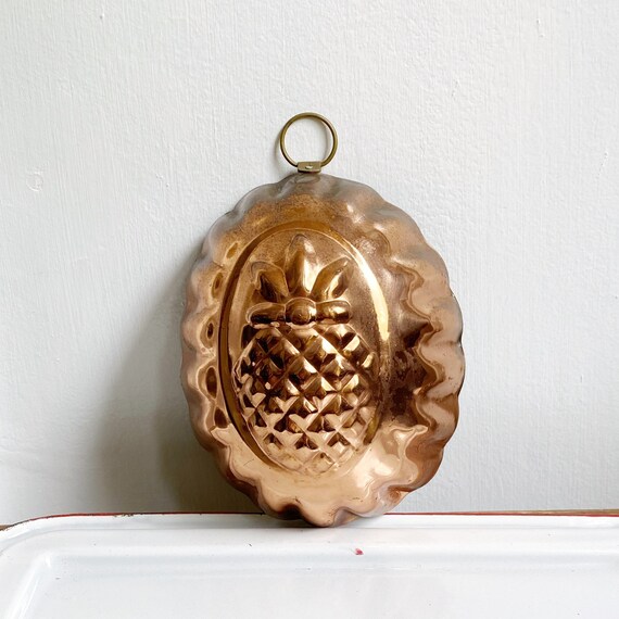 Oval Pineapple Jello Mold Etsy