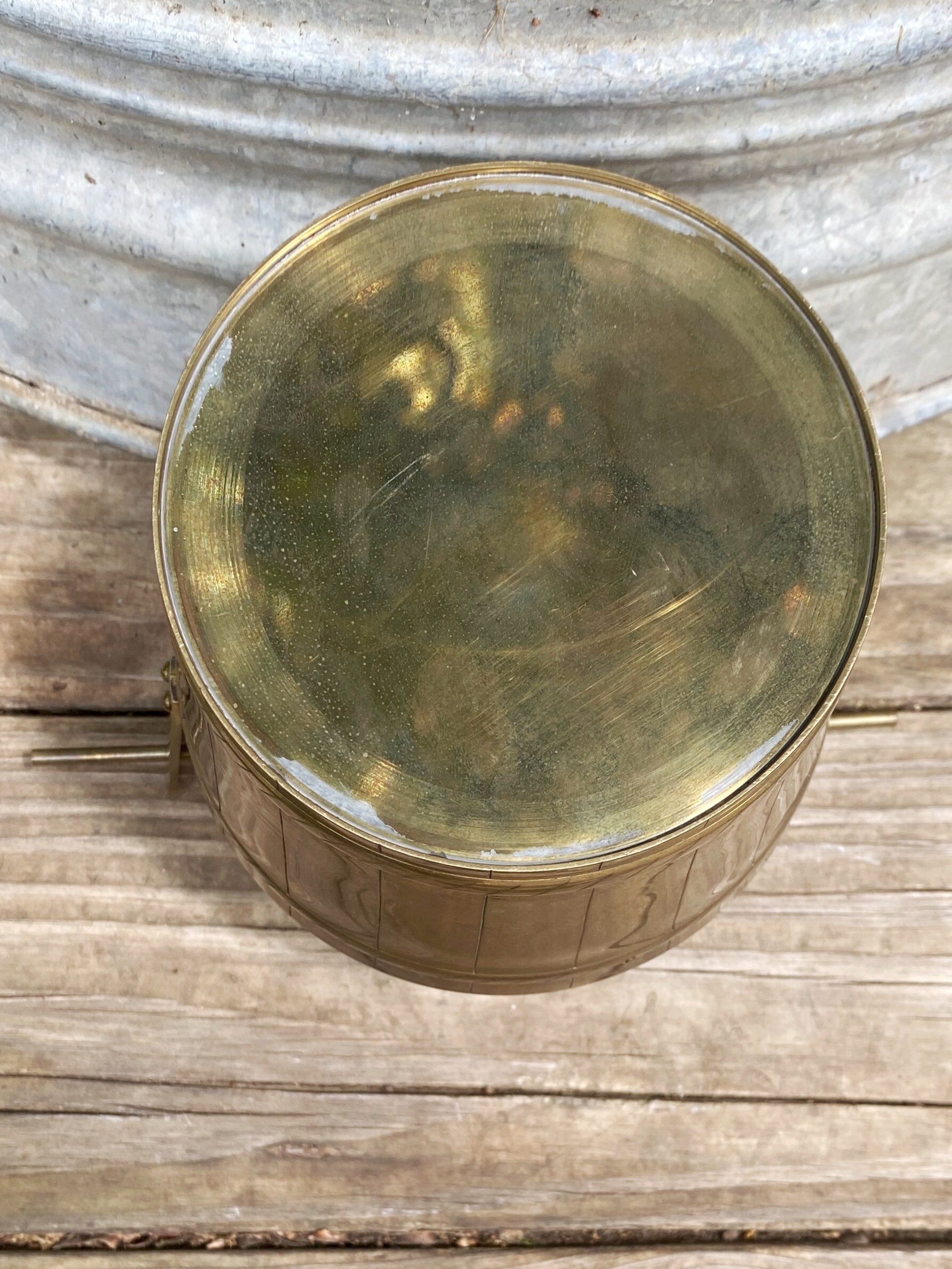 Vintage Brass Well Pail, Decorative Bucket, Brass Planter Etsy
