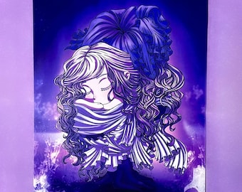 Elden Chibi St. Trina  11x17” satin/holographic art print