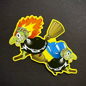 Twin Witches 3” matte sticker