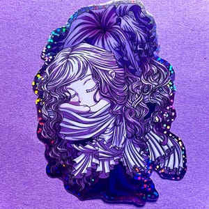 Elden Chibi St. Trina 4" glittervinylsticker