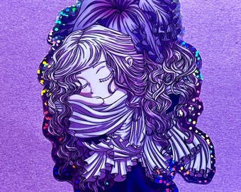 Elden Chibi St. Trina 4” Glitter vinyl  sticker