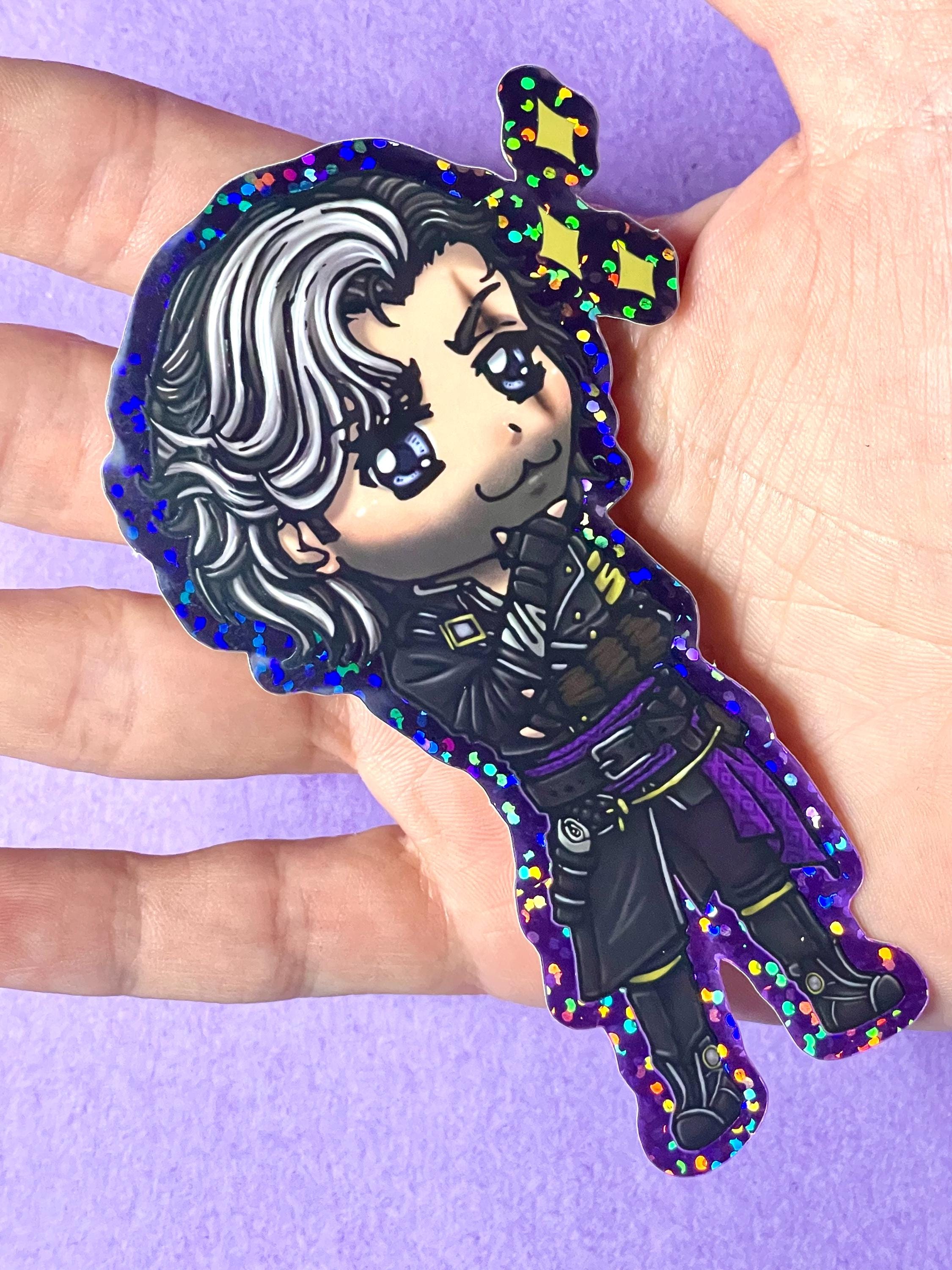 Chibi Verso 4” Glitter Vinyl Sticker - Etsy