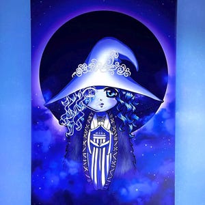 Elden Chibi Ranni the Witch 11x17” satin/holographic art print