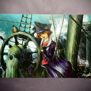 Captian Sora 11x17” satin art print