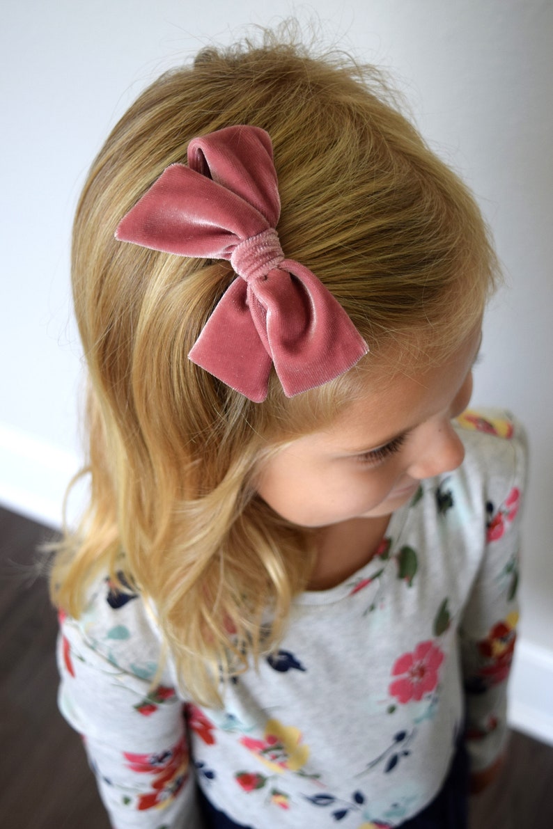 Ice Blue Crushed Velvet Hand Tied Headband for Newborn Baby Child Little Girl Photo Prop Adorable Beautiful Easter Spring Summer Bow