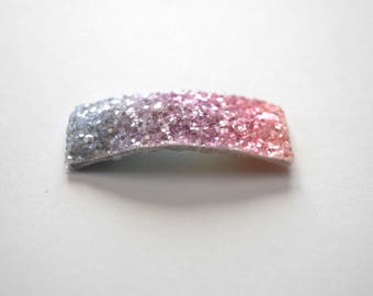 UNICORN Glitter SNAP Clip Bow for Baby Child Adult Holiday Spring Summer Holiday Pink Multi Color Adorable Photo Prop Darling Sparkly Clip