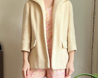 Lilli Ann Wool Coat, Vintage 50s 60s Swing Coat