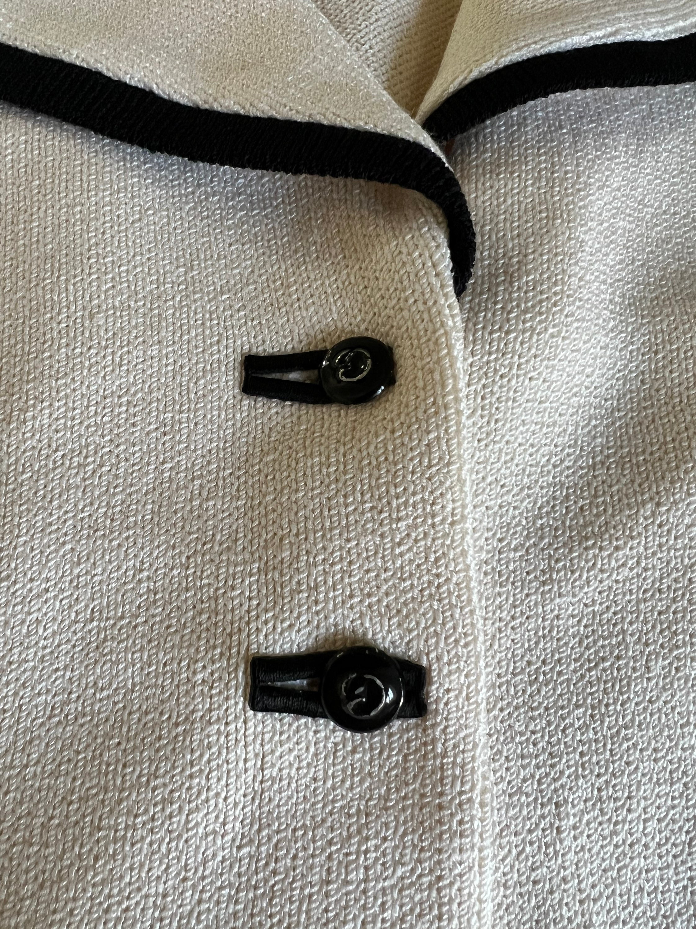 St. John Skirt Suit, White Knit 3-piece Matching Set - Etsy