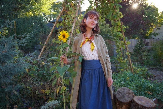 Duster Coat Dress, Vintage Calvin Klein Lightweigh