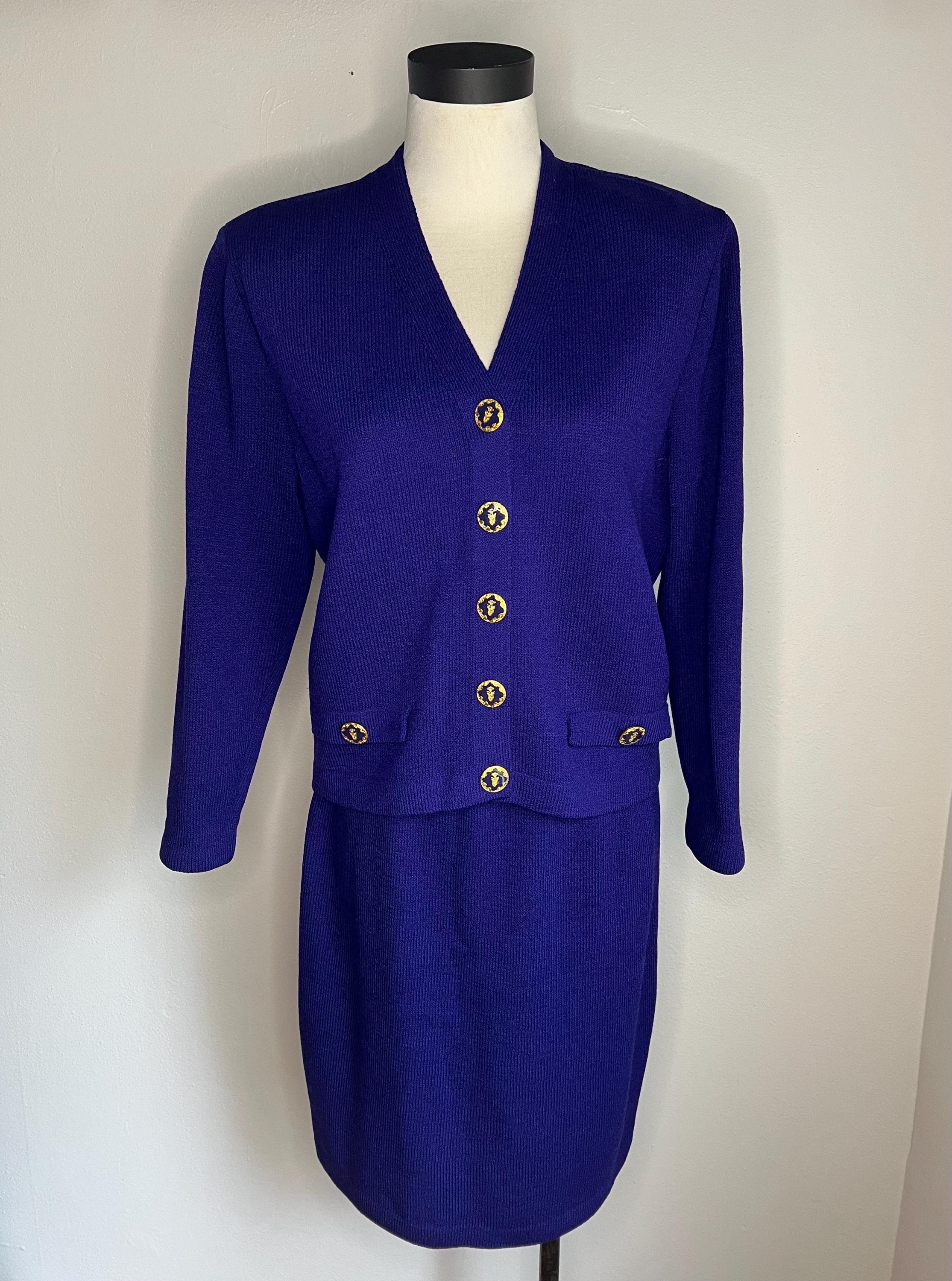 John Knit Skirt Suit, 5-Piece Matching Jacket Set