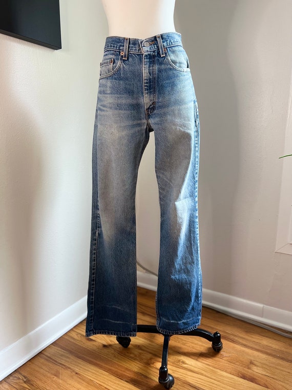 Levi’s Vintage Jeans, High Rise 517 Denim, Faded B